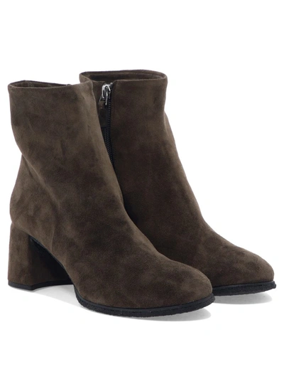 Shop Del Carlo "holly" Ankle Boots In Brown