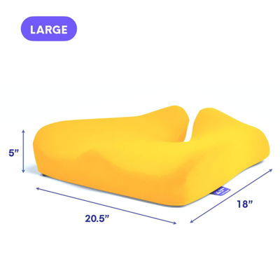 Shop Cushion Lab Pressure Relief Seat Cushion In Yellow
