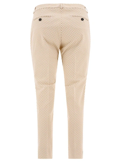 Shop Peserico Cigarette Cropped Trousers In Beige