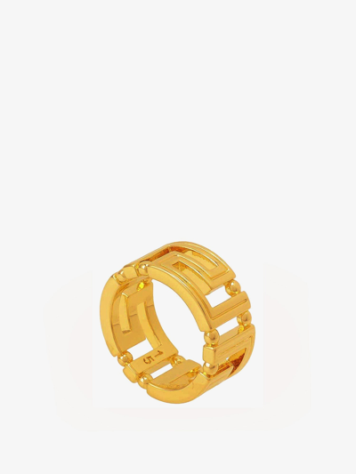 Shop Versace Man Ring Man Gold Rings