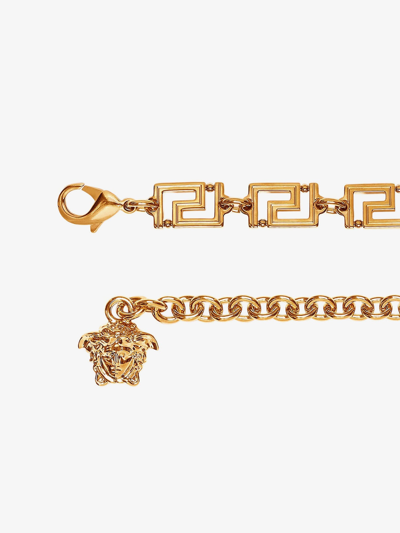 Shop Versace Woman Belt Woman Gold Belts