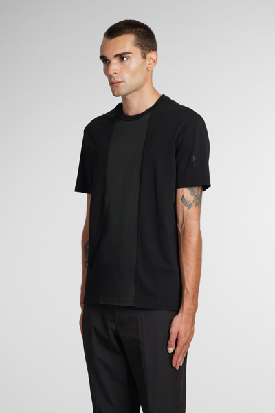 Shop Neil Barrett T-shirt In Black Cotton
