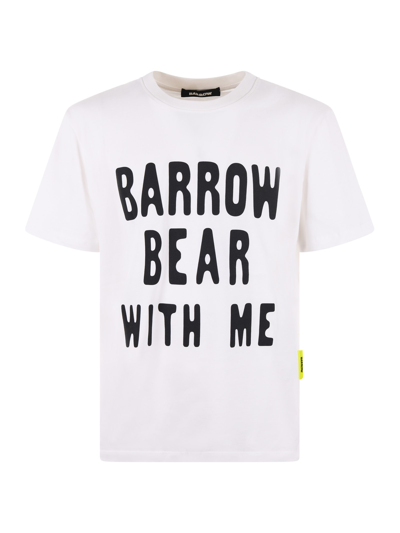 Shop Barrow T-shirt In Bianco