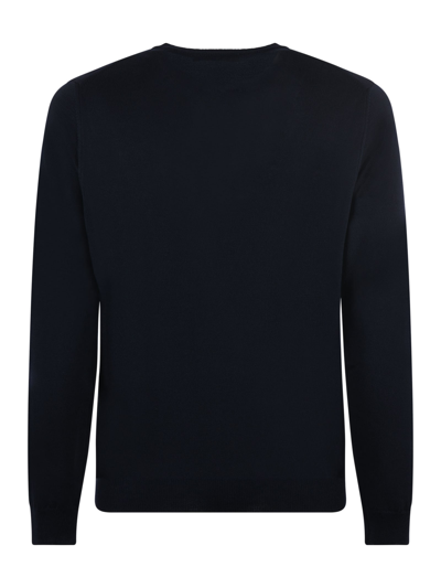 Shop Manuel Ritz Wool Sweater In Blu Scuro