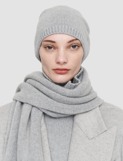 Shop Joseph Luxe Cashmere Hat In Light Grey