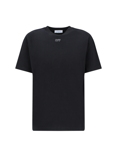 Shop Off-white T-shirt In Black Whit