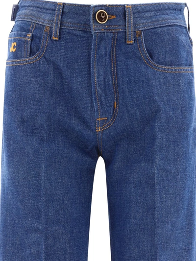 Shop Jacob Cohen "jackie Palazzo" Jeans In Blue