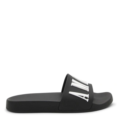 Shop Amiri Sandals Black