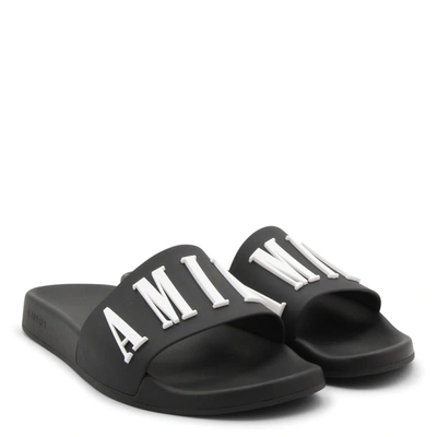 Shop Amiri Sandals Black