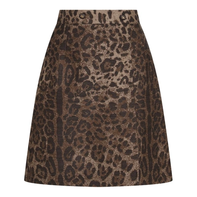 Shop Dolce & Gabbana Skirts In Tess Accoppiato