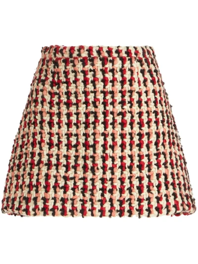 Shop Etro Miniskirt In Red