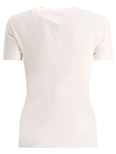 Shop Alexander Mcqueen T-shirt With 3d Flower In White