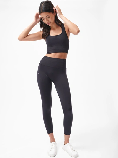 Pangaia Women's Plant-stretch Compressive 7/8 Leggings — Black In Black