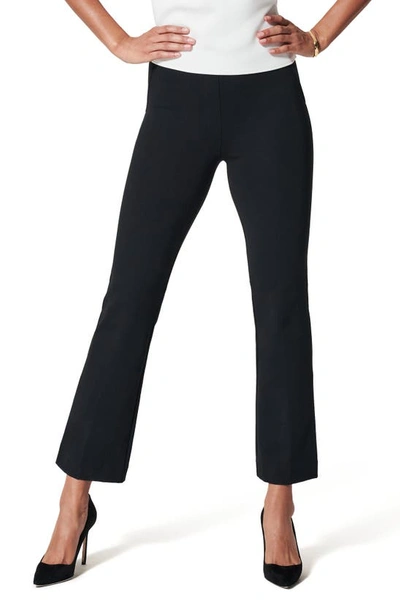 Shop Spanx The Perfect Kick Flare Ponte Pants In Classic Black