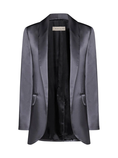 Shop Blanca Vita Jackets In Anthracite