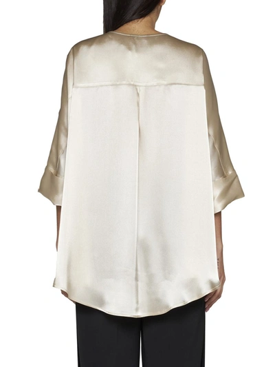 Shop Blanca Vita Shirts In Ivory