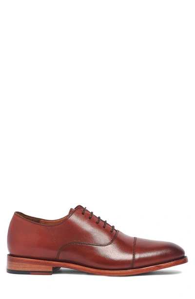 Anthony Veer Clinton Cap-toe Oxfords In Mahogany