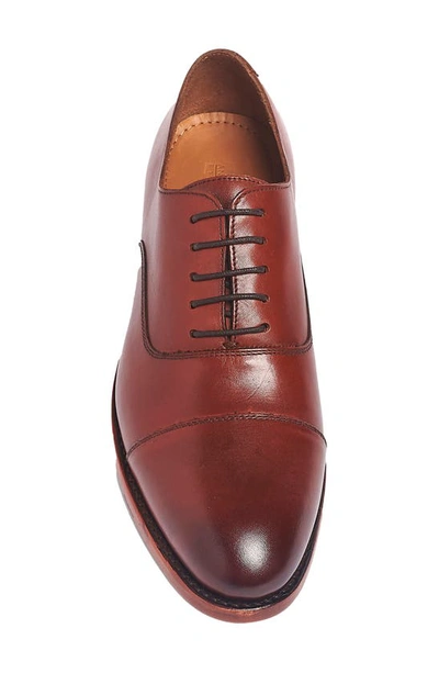 Anthony Veer Clinton Cap-toe Oxfords In Mahogany