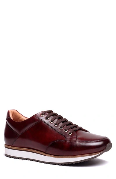 Shop Anthony Veer Barack Court Sneaker In Burgundy