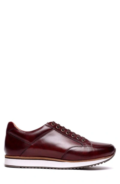 Anthony Veer Barack Court Sneaker In Burgundy