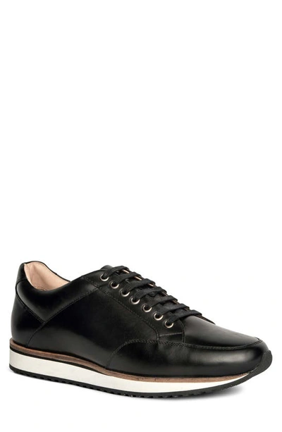 Anthony Veer Barack Court Men's Leather Sneaker In Black