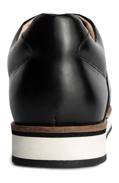 Anthony Veer Barack Court Men's Leather Sneaker In Black