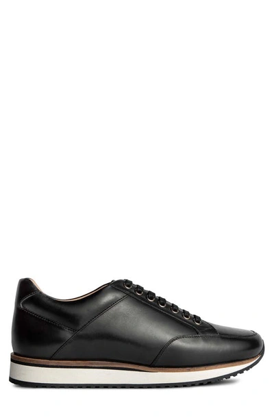 Anthony Veer Barack Court Men's Leather Sneaker In Black