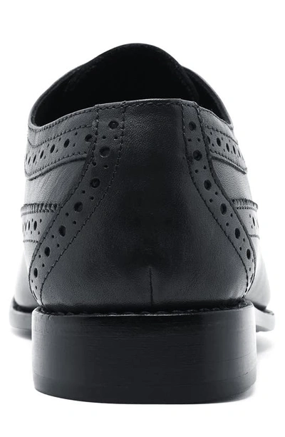 Shop Anthony Veer Regan Wingtip Derby In Black