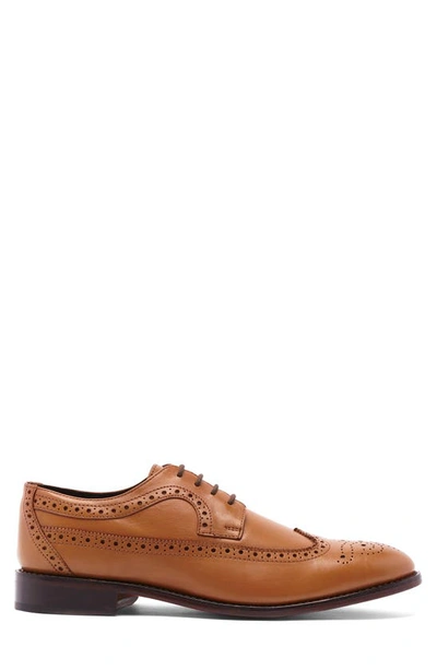 Shop Anthony Veer Regan Wingtip Derby In Walnut