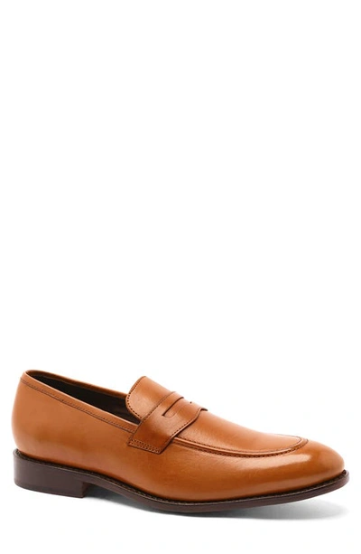 Shop Anthony Veer Gerry Penny Loafer In Walnut