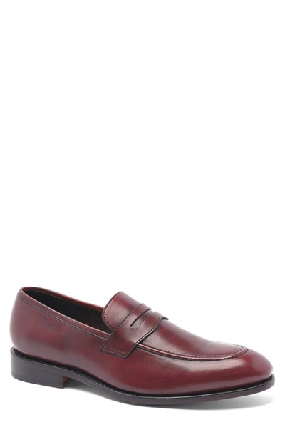 Shop Anthony Veer Gerry Penny Loafer In Oxblood