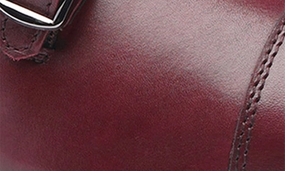 Anthony Veer Men's Roosevelt Ii Double Monk Strap Goodyear Welt Dress Shoe In Oxblood