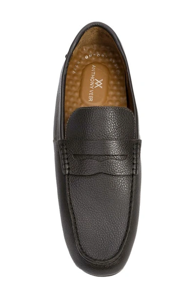 Anthony Veer Men's Cruise Driver Slip-on Leather Loafers In Dark Brown
