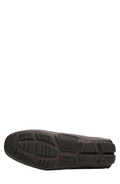 Anthony Veer Men's Cruise Driver Slip-on Leather Loafers In Dark Brown