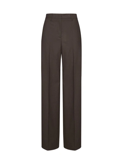 Shop Blanca Vita Trousers In Brown