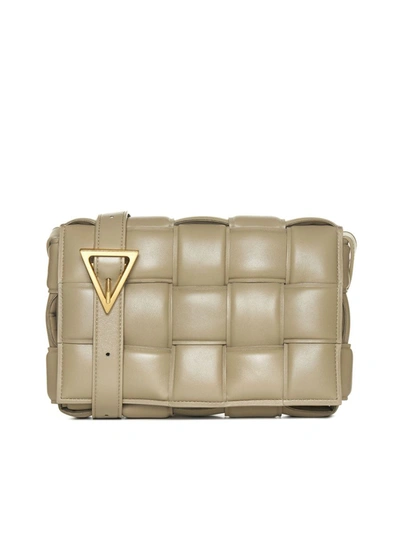 Shop Bottega Veneta Bags In Taupe Gold
