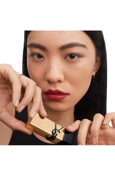 Shop Saint Laurent Rouge Pur Couture Caring Satin Lipstick With Ceramides In Nu Inatendu