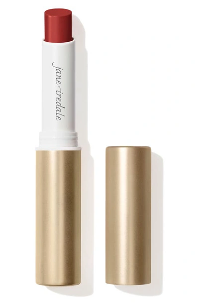 Shop Jane Iredale Colorluxe Hydrating Cream Lipstick In Scarlet