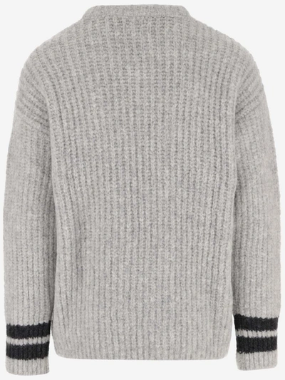 Shop Erl Sweaters Grey In Grigio