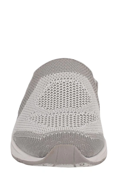 Easy Spirit Take Knit Slip-on Sneaker In Silver Sconce/ Vapor