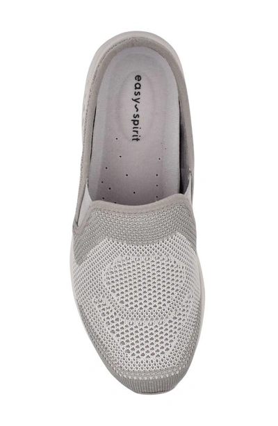 Easy Spirit Take Knit Slip-on Sneaker In Silver Sconce/ Vapor