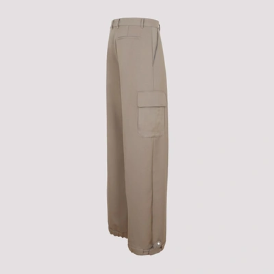 Shop Off-white Emb Drill Cargo Pants In Nude &amp; Neutrals