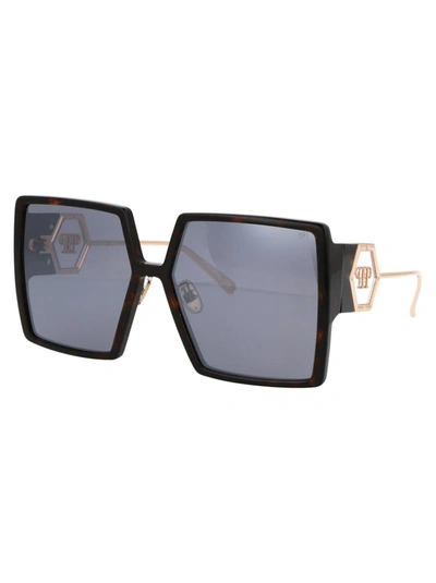 Shop Philipp Plein Sunglasses In 722x Brown