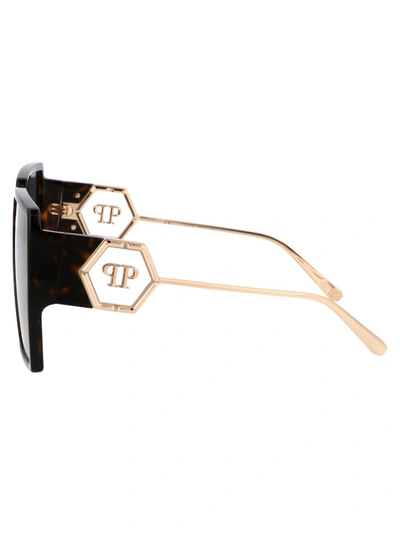 Shop Philipp Plein Sunglasses In 722x Brown