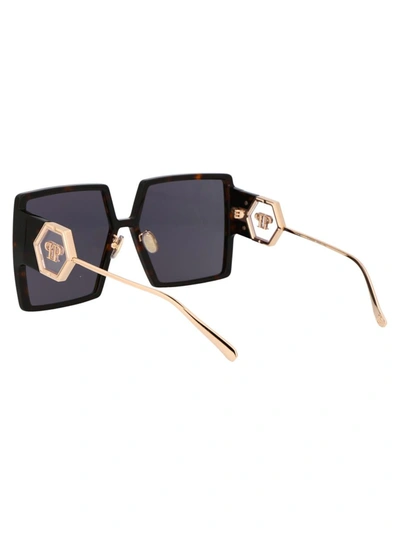 Philipp Plein Spp028m Sunglasses In 722x Brown