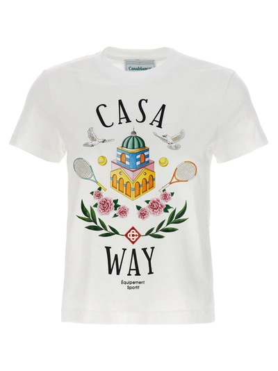 Shop Casablanca Casa Way T-shirt Multicolor