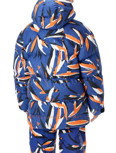 Shop Adidas By Stella Mccartney Teddy Bomber In Mistery Ink Orange