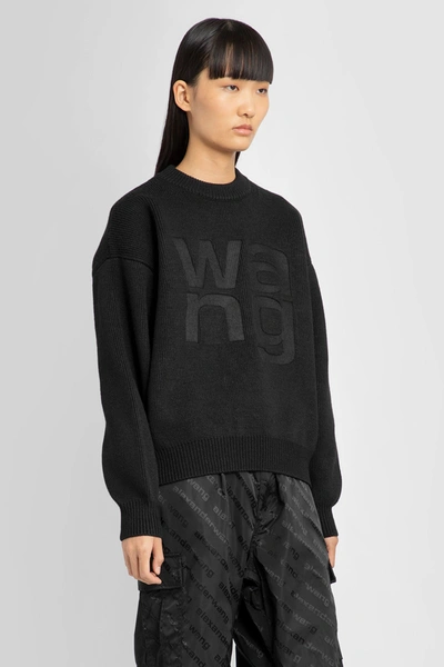 Shop Alexander Wang Woman Black Sweatshirts