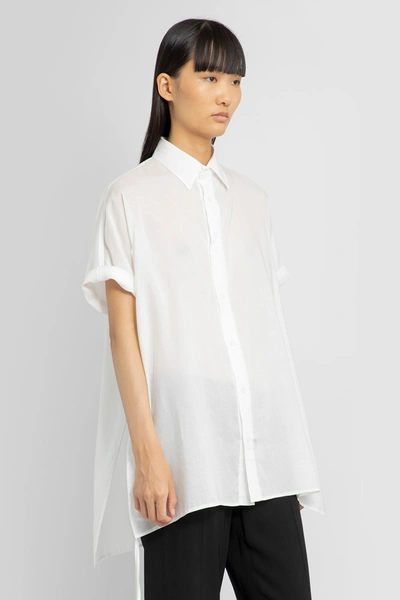 Shop Yohji Yamamoto Woman White Shirts