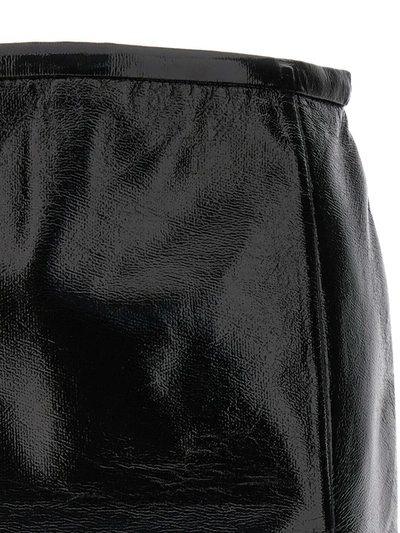 Shop Courrèges 'heritage A-line' Skirt In Black